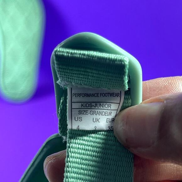 Chaco Chilos Slides-Jade-Kids Size 4 - Picture 8 of 8